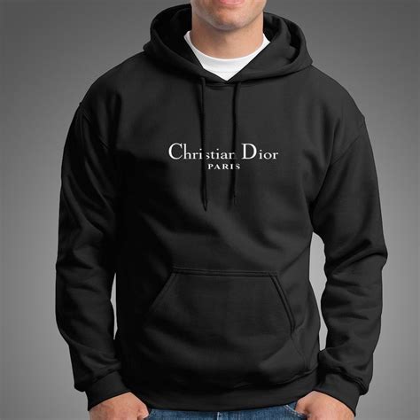 dior black hoodie|black and white Dior hoodie.